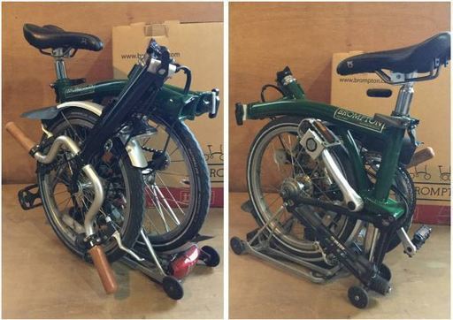 値下げ】BROMPTON ブロンプトン M3R 販売 緑色 リアキャリアつき！ 