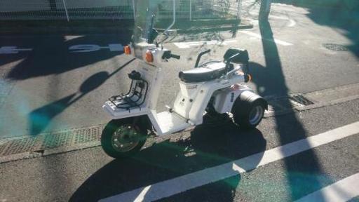 ジャイロx 側車付き軽二輪 乗車2名登録(条件:組み込み前)