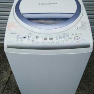値下げ　TOSHIBA　電気洗濯乾燥機　AW-KS8V2　201...