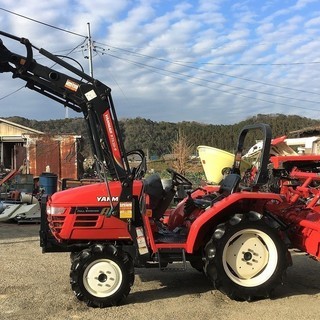 【SOLD OUT】ヤンマー　トラクター　ＡＦ230　フロントローダー　バケット【農機具でっく】【三重】【トラクター】