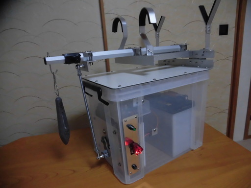 自作しゃくり釣り機