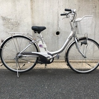 Panasonicナショナル☆充電器付属☆シルバー26インチ☆電動アシスト