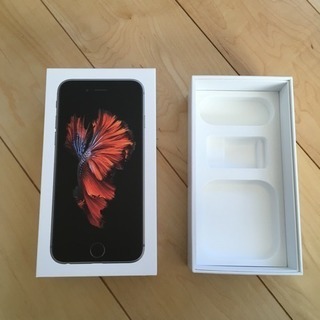 【ネット決済・配送可】iPhone6s 箱のみ