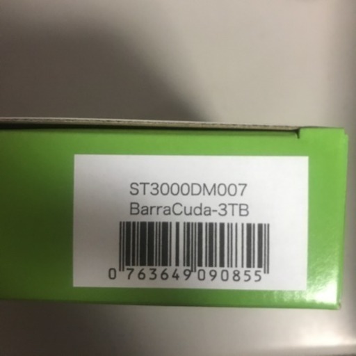 Seagate BarraCuda 3TB 3.5インチ HD
