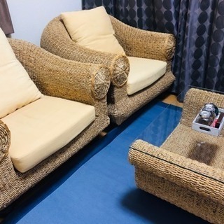 家具 『バリ・リゾート風』ヒヤシンス家具3点セット！