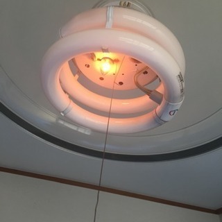 天井照明 変な色の豆電球付き アクアヴィーテ つきみ野の生活家電の中古あげます 譲ります ジモティーで不用品の処分