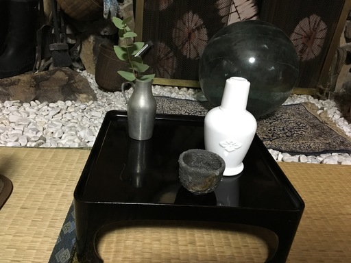 黒ぬりのお膳  4つ