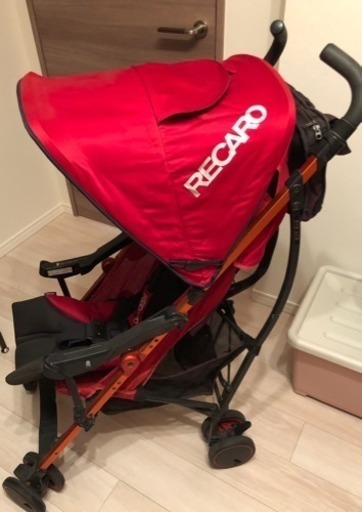 レカロ ベビーカー 赤 美品