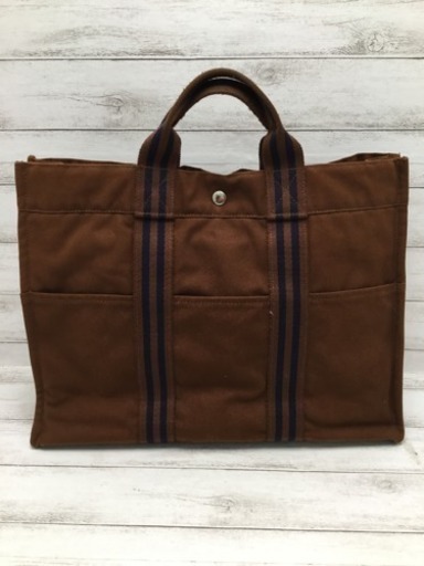 エルメス HERMES★フールトゥ トートバッグ ブラウン