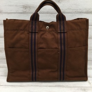 エルメス HERMES★フールトゥ トートバッグ ブラウン