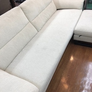 カリモク オットマン付き カウチソファー