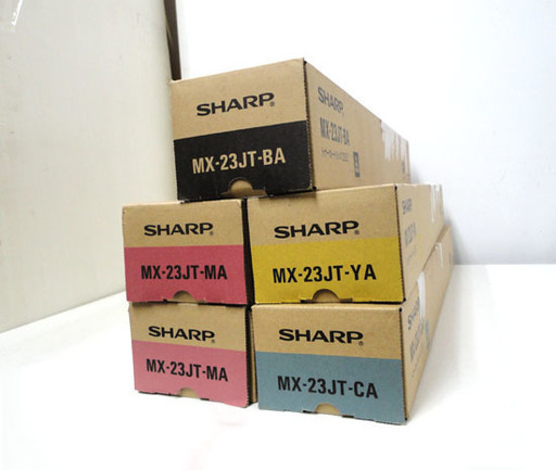 新品即決 トナーカートリッジ SHARP/シャープ 未使用 MX-23JT 東札幌 白石区 札幌市 4色5本セット プリンター