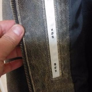 abxのライダースジャケット