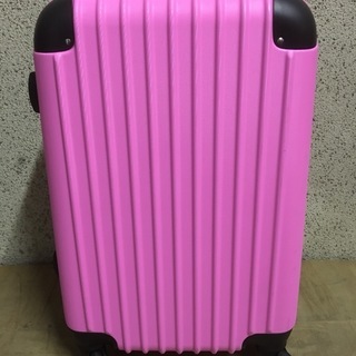 ピンク スーツケース キャリーケース 4輪 かわいい 美品 幅3...