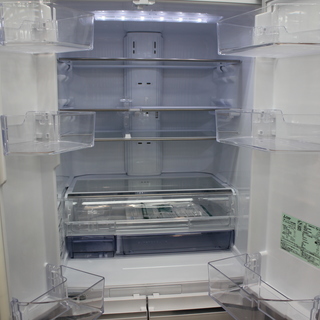 MITSUBISHI 6ドア冷蔵庫 MR-WX47A-W1 2017年製 470L