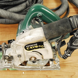 7839　日立工機 集じん丸のこ 100ｍｍ　C4YB　小形集じん機 R30Y2 セット　延長ケーブル付　アントレ