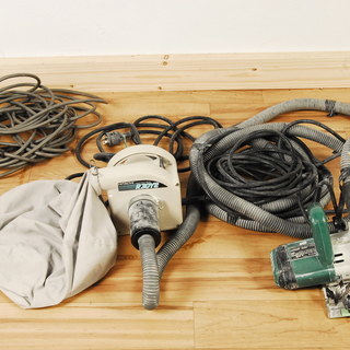 7839　日立工機 集じん丸のこ 100ｍｍ　C4YB　小形集じん機 R30Y2 セット　延長ケーブル付　アントレ