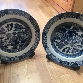 中国大皿2枚セット