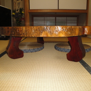屋久杉　座卓　輪切り　送料込み
