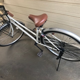 自転車 白