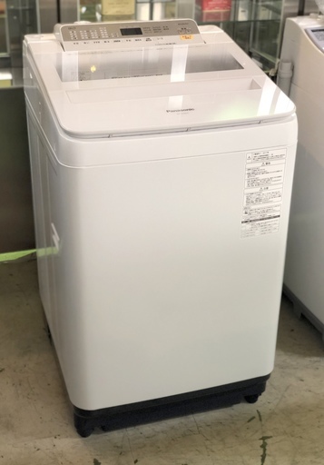 《泡洗浄でスッキリ♪》2017年製 Panasonic/パナソニック■NA-FA90H5 全自動洗濯機 9kg 見やすいパネル 新生活