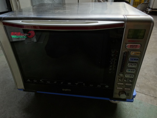 西５３６　サンヨー　オーブンレンジ　EMO-SR10（S)　レンジ出力～９５０W、オーブン～出力１３５０W