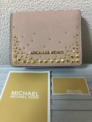 マイケルコース 、折財布、ピンク、新品未使用