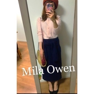 ☆Mila Owen☆ミラオーウェン   ロングニットスカート