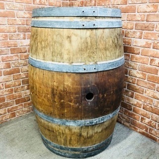 【ヴィンテージ】酒樽 ワイン樽 レトロ アンティーク バーテーブ...