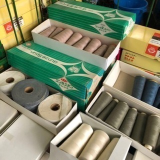 【領収書発行可能】大量ミシン糸 カゴ車1.5台分！！カラー豊富！岐阜直接引き取り限定！！！