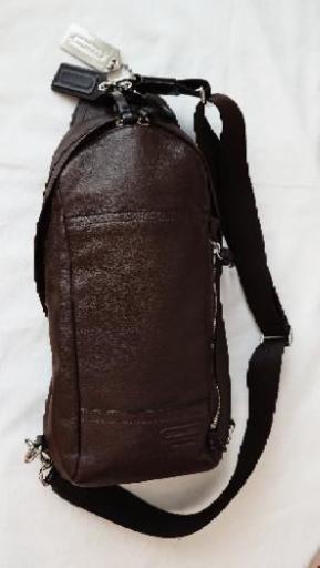 美品　COACH　バック　アカデミーパック　皮製