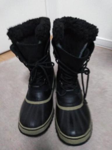 ソレル　SOREL　パックナイロン　インナーソール付　黒