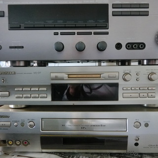 AVアンプ・VHSデッキ・MD録再生機