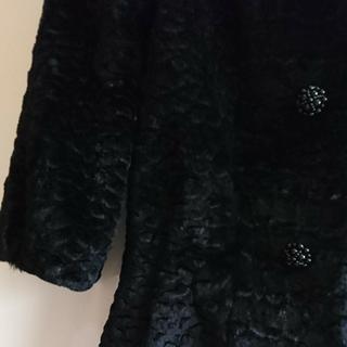 今日だけ　新品　タグ付き10万　袖口広め フォックス ラビット ファーコート