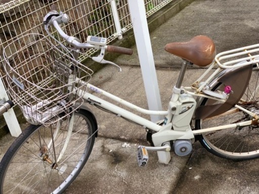 《受取予定者決まりました》中古 パナソニック電動自転車 Vivi step26インチ