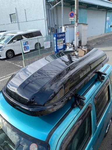 値下げ スキー スノボに 軽 自動車 ルーフ ボックス Inno Roof Box 33 ワゴンrのり 今福鶴見のキャリア ラックの中古あげます 譲ります ジモティーで不用品の処分