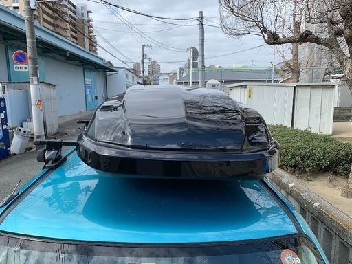 値下げ スキー スノボに 軽 自動車 ルーフ ボックス Inno Roof Box 33 ワゴンrのり 今福鶴見のキャリア ラックの中古あげます 譲ります ジモティーで不用品の処分