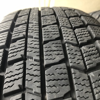 【値段交渉可】チェーンとセット DUNLOP DSX-2 205/65R15 スタッドレスタイヤ ホイール4本セット