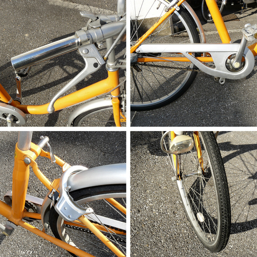 24インチ中古自転車シティサイクル(ママチャリ型)しっかりした作りの 