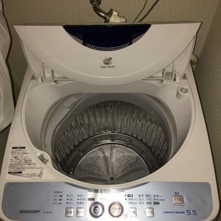 譲ります♩シャープ製 5.5キロサイズ洗濯機