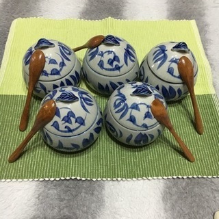【お取引決定】茶碗蒸し用陶器  5セット