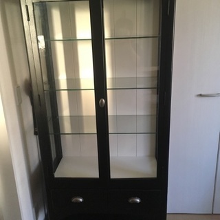 unicoウニコ ガラスキャビネット 食器棚 ALETTEアレット