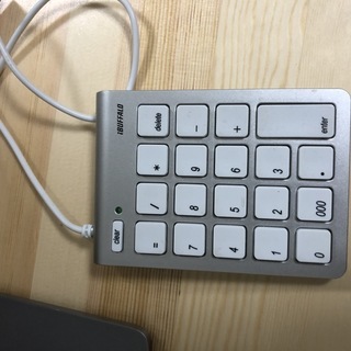 iBUFFALO テンキーボード Mac用 USB接続 スリム ...