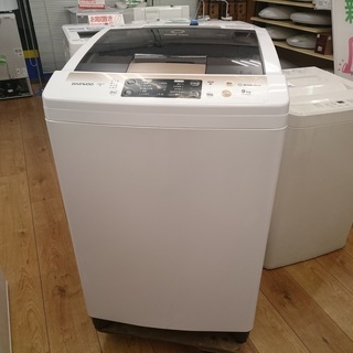 安心の6ヶ月保証] 【未使用・展示品】2018年製 Daewoo〈大宇〉9.0kg