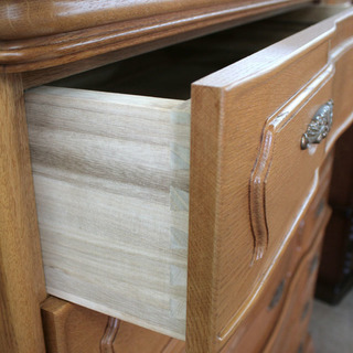 【訳あり】【長期展示在庫品】【ナラの整理タンス】