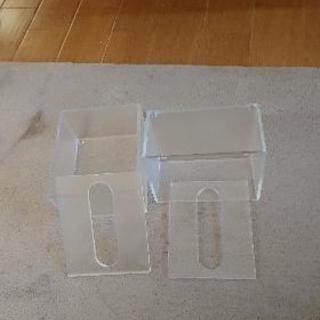決まりました 無印良品 ハーフサイズ アクリル ティッシュケース ここまな 福工大前の生活雑貨の中古あげます 譲ります ジモティーで不用品の処分