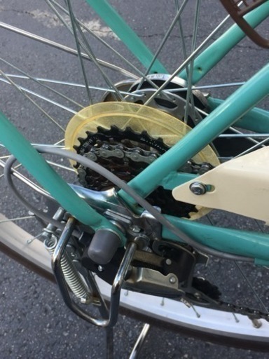 ママチャリ ２６インチ ６段変速 【豊中市引き取り限定】