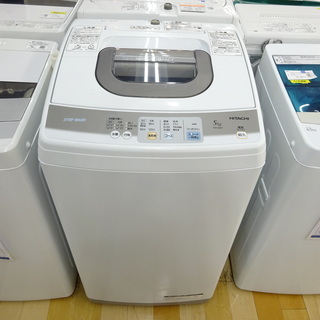 安心の6ヶ月保証付！2011年製HITACHIの5.0kg全自動洗濯機【トレファク　岸和田】の画像