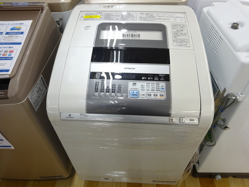 安心の6ヶ月保証付！2012年製HITTACHIの9.0kg縦型洗濯乾燥機【トレファク　岸和田】