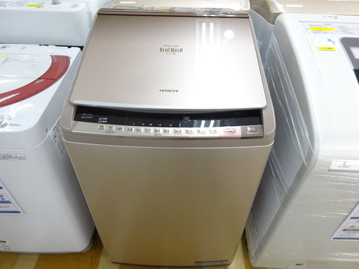 安心の１年保証付！2016年製 HITACHIの10.0kg縦型洗濯乾燥機【トレファク　岸和田】